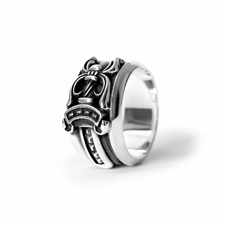 CHROME HEARTS DAGGER RING -8